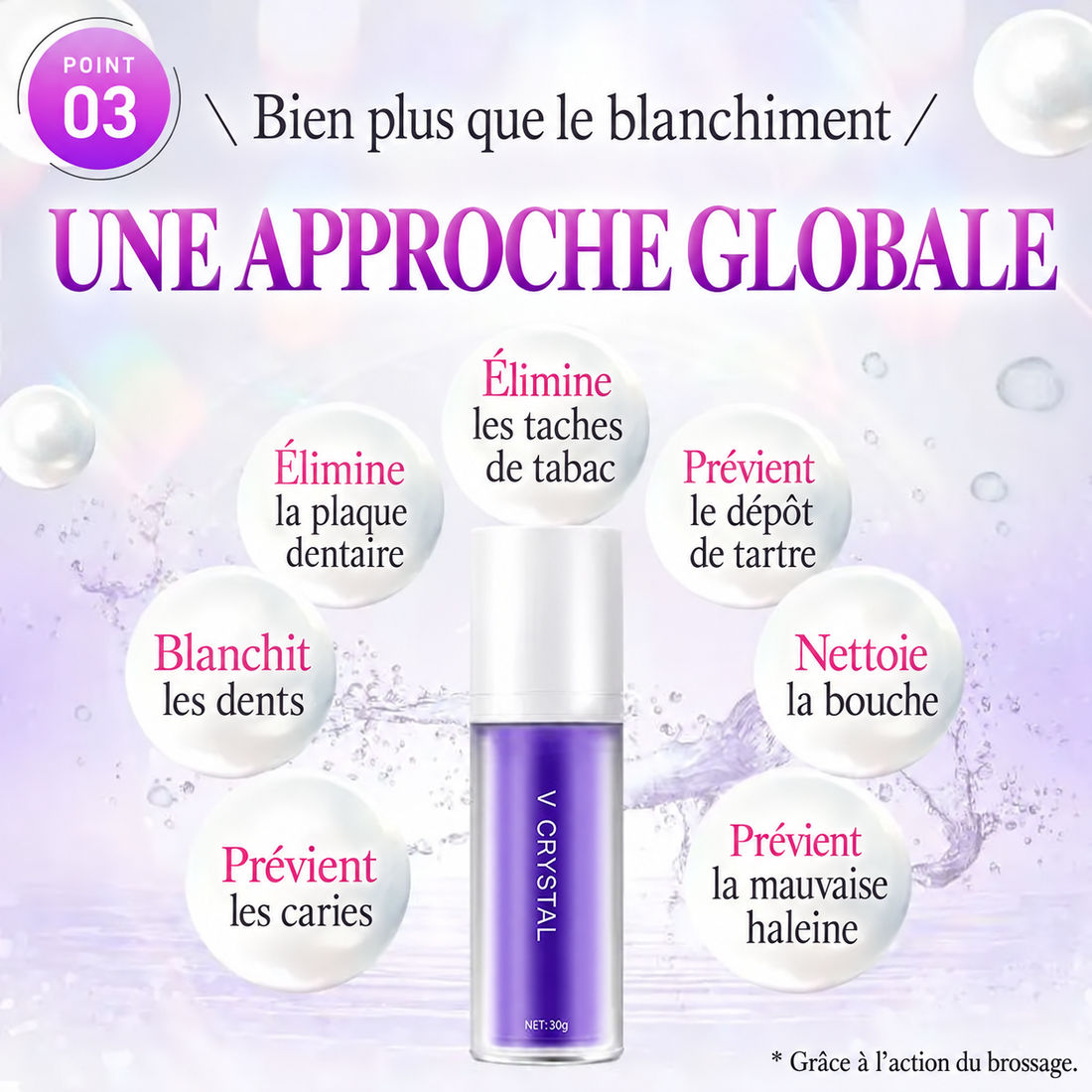 V Crystal · Gel correcteur de couleur — 30 g