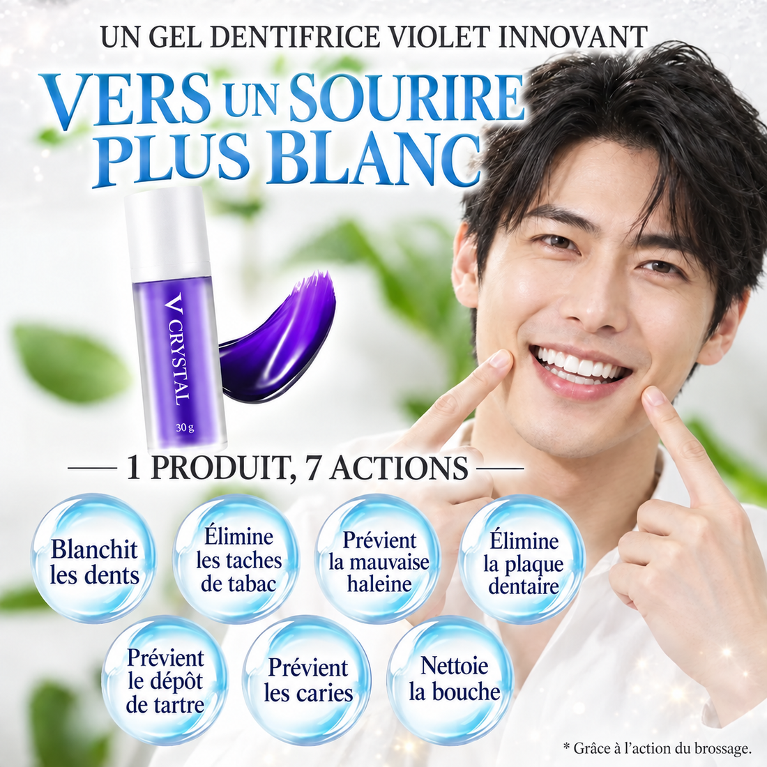 V Crystal · Gel correcteur de couleur — 30 g