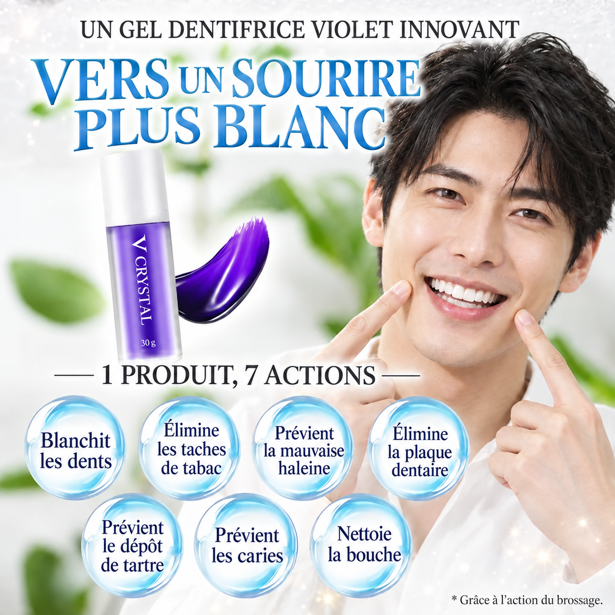 V Crystal · Gel correcteur de couleur — 30 g