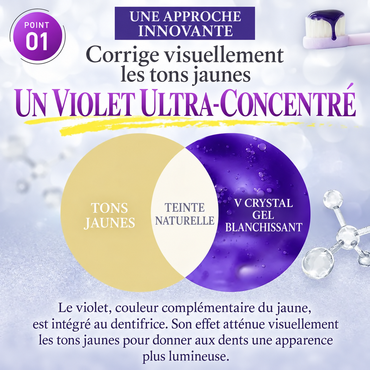 V Crystal · Gel correcteur de couleur — 30 g
